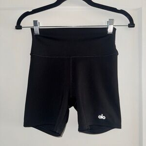 Alo Black Biker Shorts